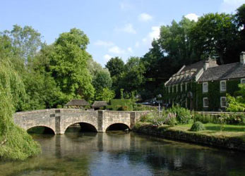cotswold river at Bibury